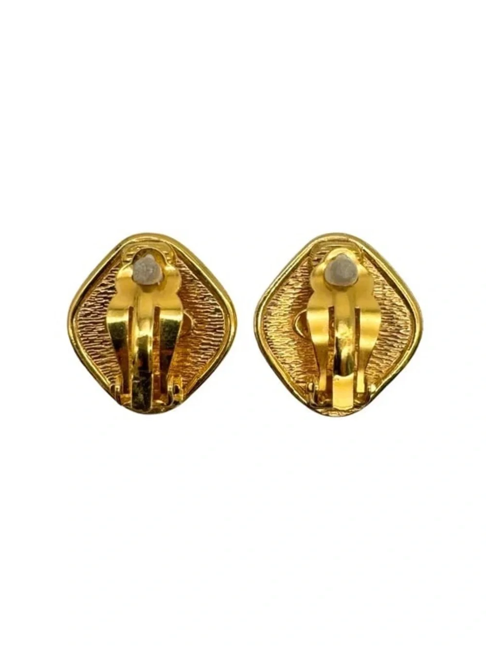 Authentic CHANEL 31 RUE DE CAMBON gold plated vintage earrings